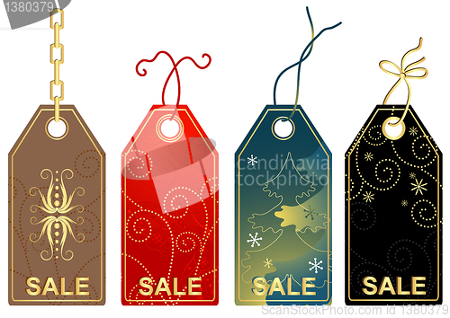 Image of Set colorful labels