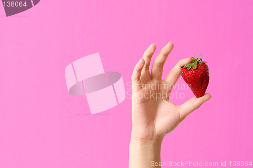 Image of Strawberry and woman
