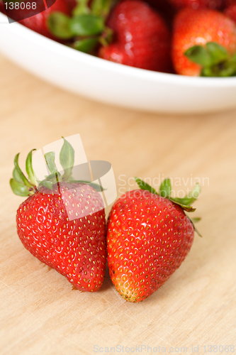 Image of Red strawberries