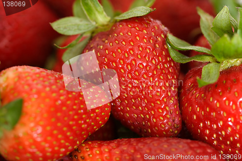 Image of Red strawberries