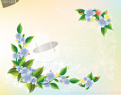 Image of floral background