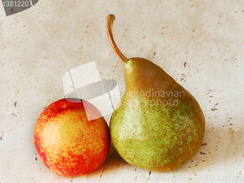 Image of Peach and pear