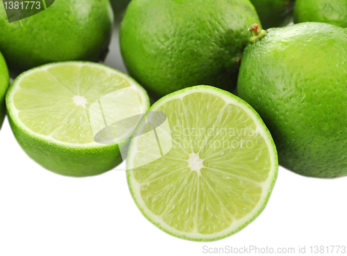 Image of lime fruits