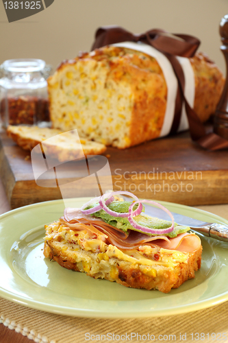 Image of Corn Bread Sandwich