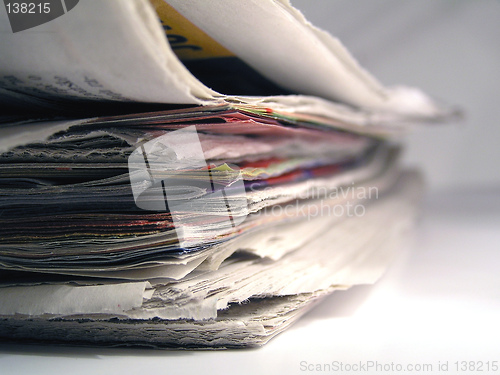 Image of Newspapers pile