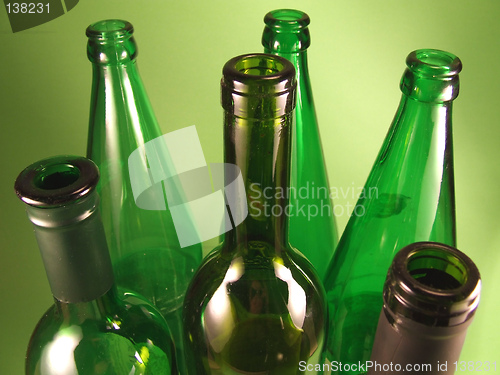 Image of Green bottles