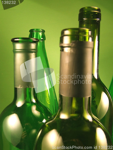 Image of Green bottles