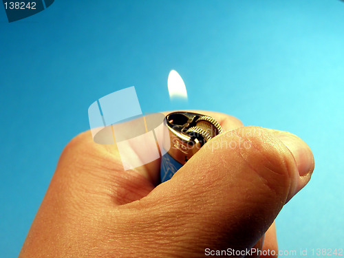 Image of Lighter in hand