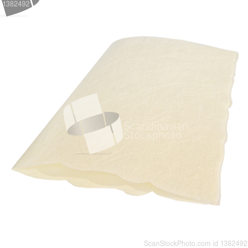 Image of Rice paper greetings card