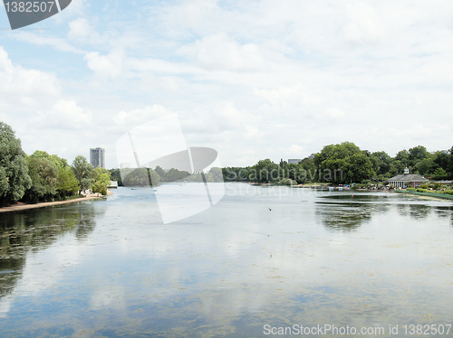 Image of Serpentine lake, London