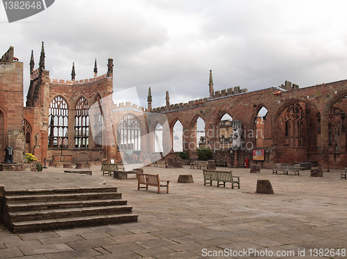 Image of Coventry Cathedral ruins