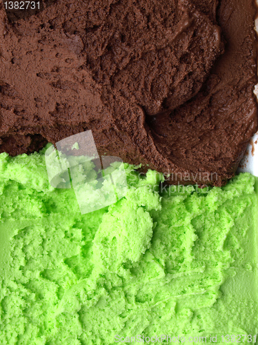 Image of Mint chocolate ice cream