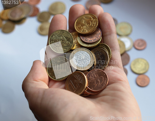 Image of Euro coins