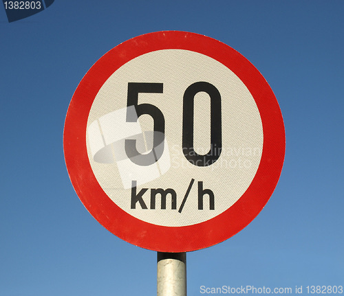 Image of Speed limit sign