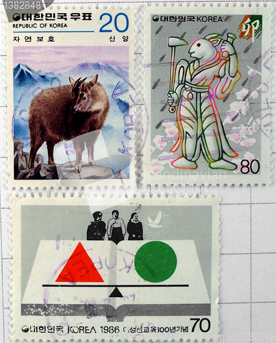 Image of Korean stamps