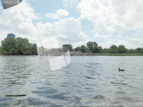 Image of Serpentine lake, London