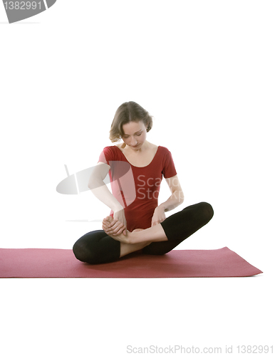 Image of Exercising woman