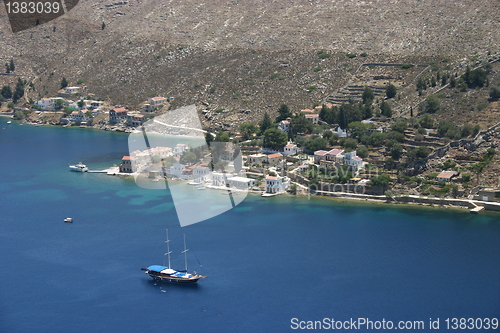 Image of Symi island greece view