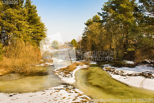 Image of The river in the winter