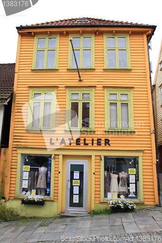 Image of Town house in Stavanger. Norway.
