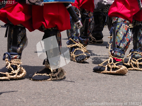 Image of Traditional Japanese infantry footwear