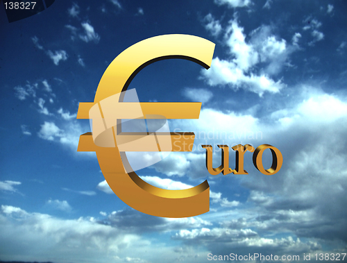 Image of Euro in the sky