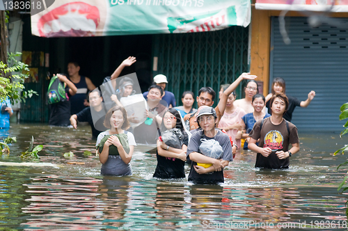 Image of Monsoon flooding in Bangkok, October 2011