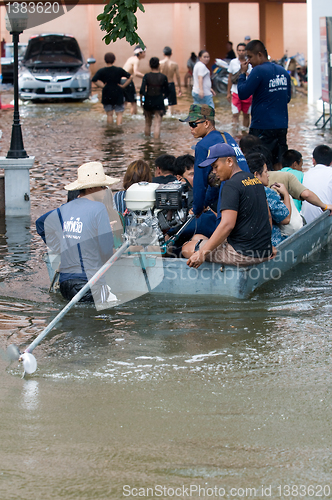 Image of Monsoon flooding in Bangkok, October 2011