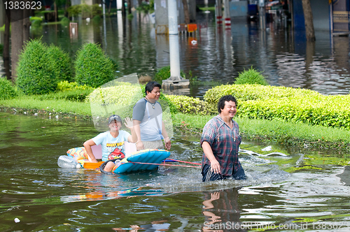 Image of Monsoon flooding in Bangkok, October 2011