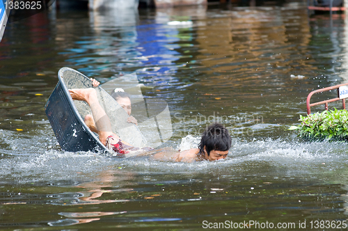 Image of Monsoon flooding in Bangkok, October 2011