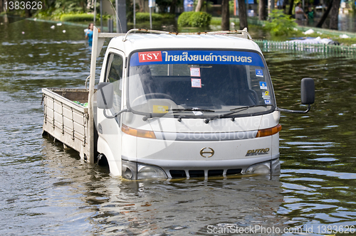 Image of Monsoon flooding in Bangkok, October 2011