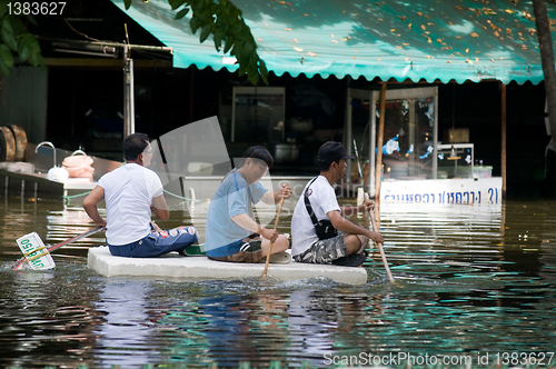 Image of Monsoon flooding in Bangkok, October 2011