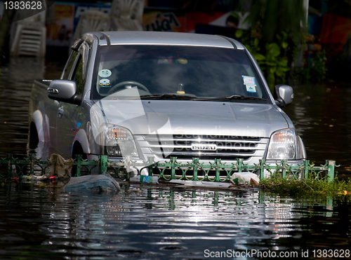 Image of Monsoon flooding in Bangkok, October 2011