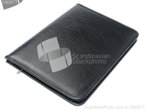 Image of leather paperwork