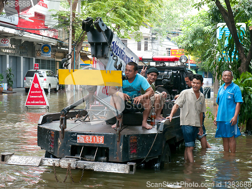 Image of Monsoon flooding in Bangkok, October 2011