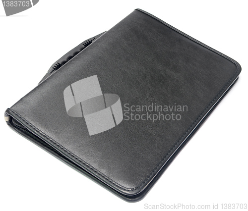 Image of leather paperwork