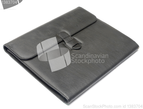 Image of leather paperwork