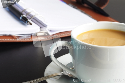 Image of coffee at work