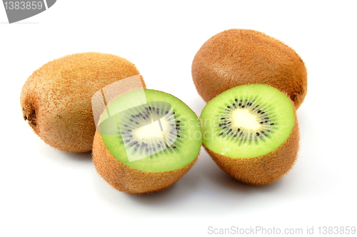 Image of kiwi fruit isolated on white background