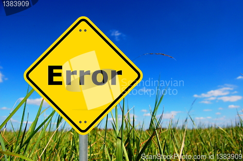 Image of error