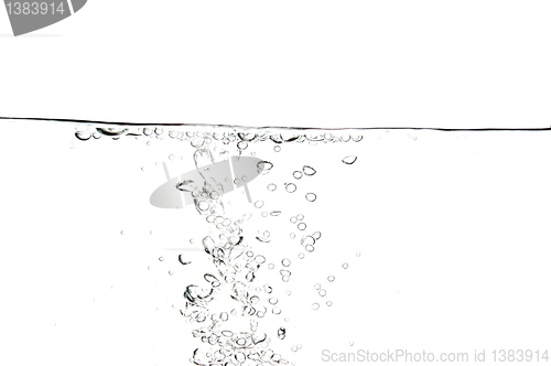 Image of fresh water with bubbles