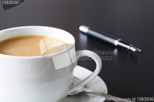 Image of coffee at work