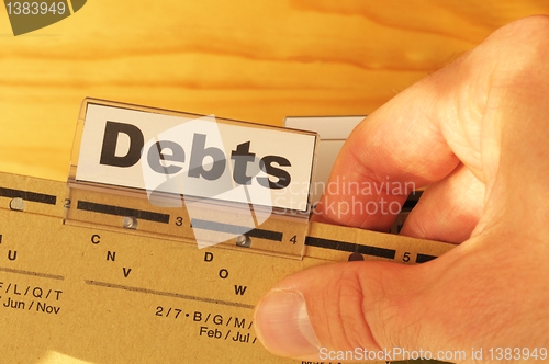 Image of debt