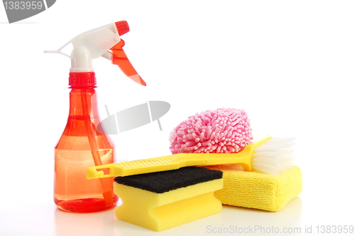 Image of cleaning supplies