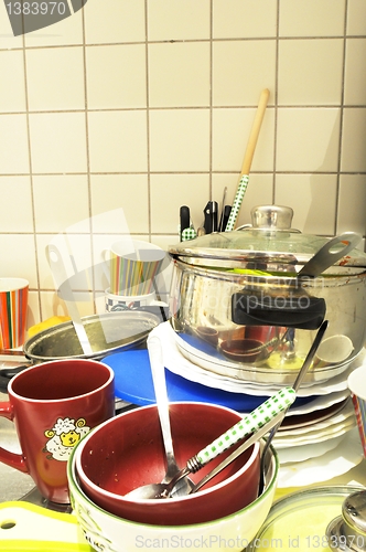 Image of dirty dishes