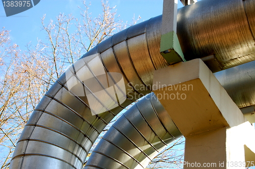 Image of industrial oil pipeline