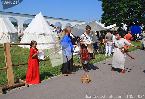 Image of NOVGOROD, RUSSIA - June 10-13:russian Ganza days in Novgorod, Ru