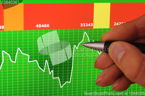 Image of financial diagram