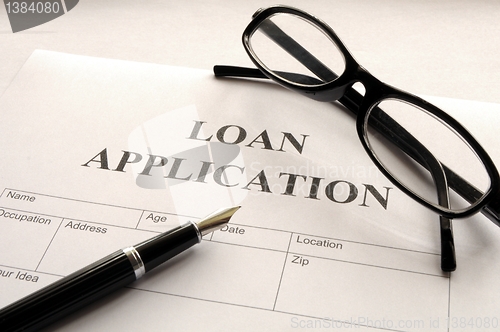 Image of loan application