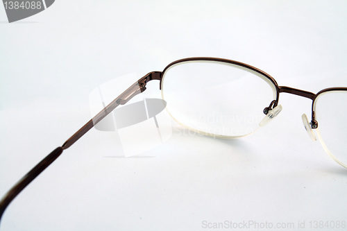 Image of spectacles on white background